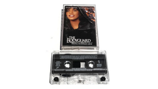 THE BODYGUARD - Vintage Cassette Tape - ORIGINAL MOTION PICTURE SOUNDTRACK The Vintedge Co.