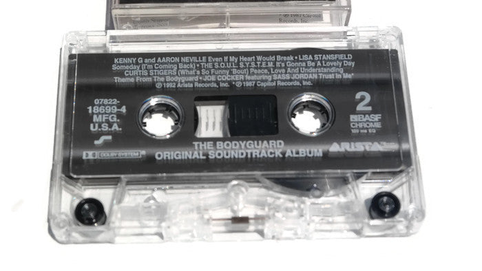 THE BODYGUARD - Vintage Cassette Tape - ORIGINAL MOTION PICTURE SOUNDTRACK The Vintedge Co.