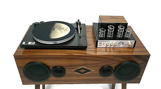 TURNTABLE SLIPMAT - Half Moon - DJ - SLIP MAT - Records - Vinyl - Album - Mat The Vintedge Co.