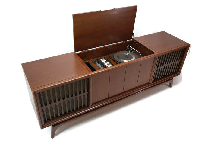 **SOLD OUT** MOTOROLA Mid Century Stereo Console Record Changer Player The Vintedge Co.