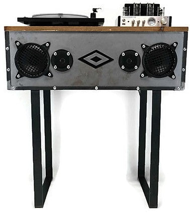 **SOLD OUT** Mini-PREMIER™ VintedgeCo™ INDUSTRIAL Turntable Record Player Console Speaker The Vintedge Co.