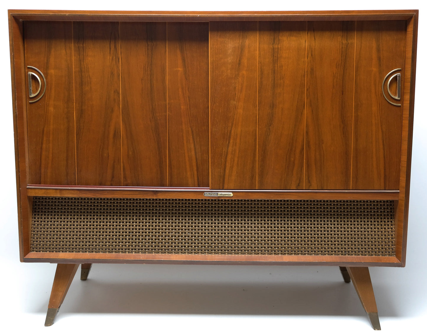 Mid Century Grundig Stereo Console Record Player - Bluetooth - AM/FM Tuner - Shortwave The Vintedge Co.