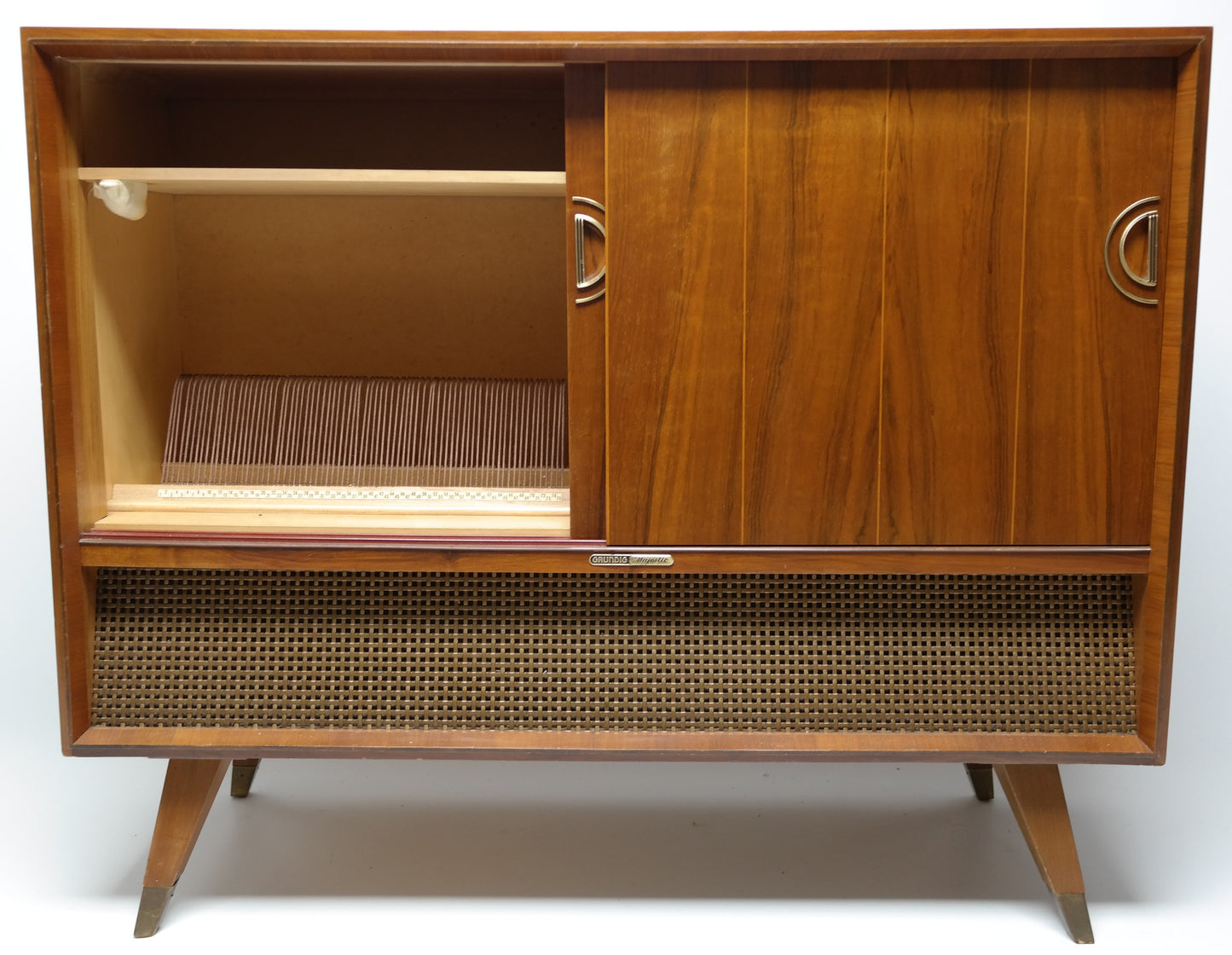 Mid Century Grundig Stereo Console Record Player - Bluetooth - AM/FM Tuner - Shortwave The Vintedge Co.