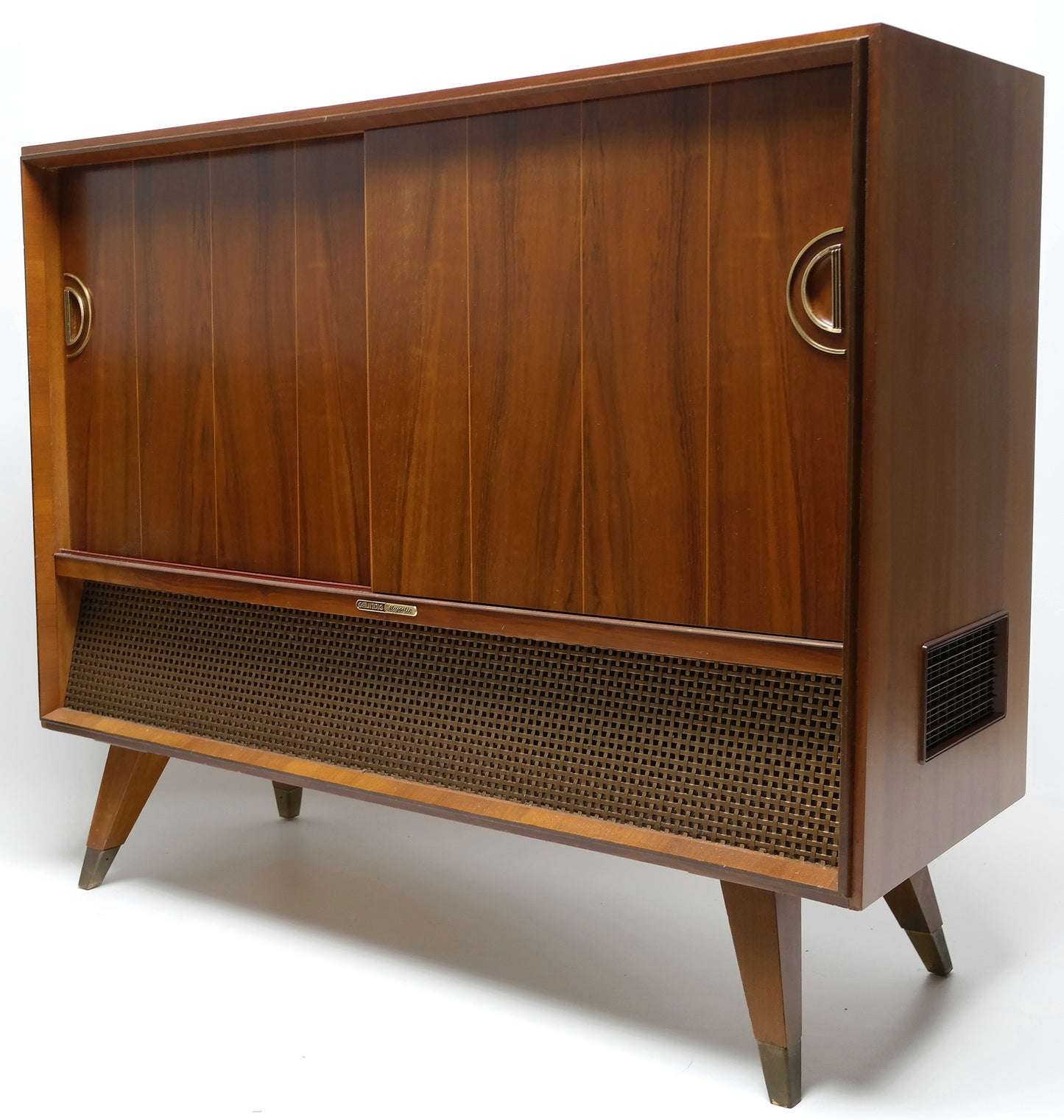 Mid Century Grundig Stereo Console Record Player - Bluetooth - AM/FM Tuner - Shortwave The Vintedge Co.