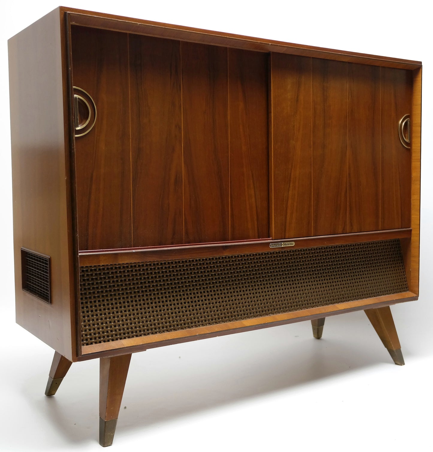 Mid Century Grundig Stereo Console Record Player - Bluetooth - AM/FM Tuner - Shortwave The Vintedge Co.