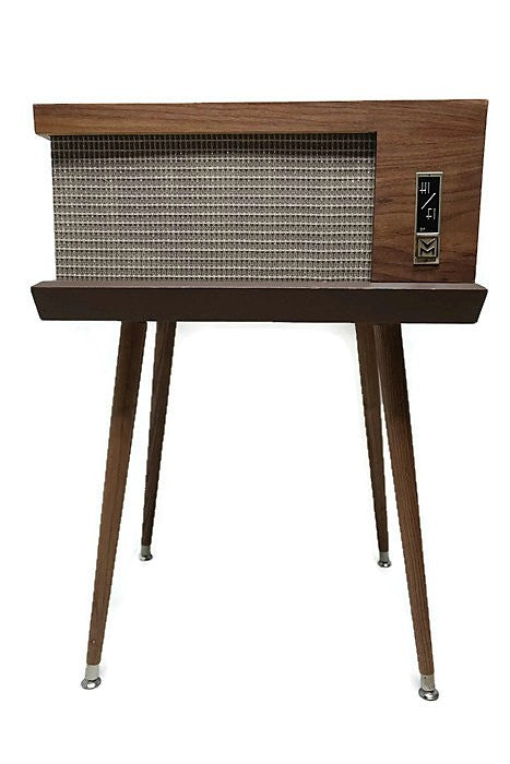 SOLD - 60's The Voice Of Music 562 Vintage Record Changer HIFI Consolette - Bluetooth The Vintedge Co.