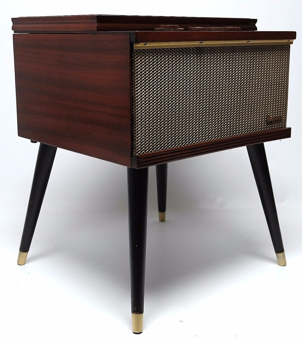 Mid Century Modern Magnavox Consolette Record Player Changer and Bluetooth The Vintedge Co.