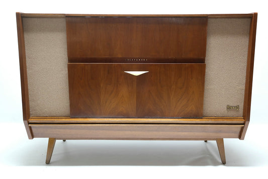 Mid Century Modern Telefunken Vintage Stereo Console - Record Changer - AM/FM Tuner - Bluetooth The Vintedge Co.