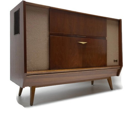Mid Century Modern Telefunken Vintage Stereo Console - Record Changer - AM/FM Tuner - Bluetooth The Vintedge Co.