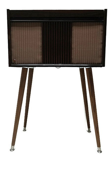 Mid Century Modern Delmonico Nivico Vintage Stereo Console - Record Changer - AM/FM Tuner - Bluetooth The Vintedge Co.