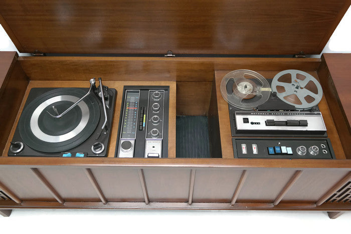**SOLD OUT** MOTOROLA DELUXE Reel-2-Reel Stereo Console Record Changer Player The Vintedge Co.