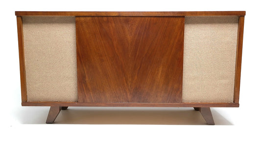 Mid Century Modern Stereo Curtis Mathis Console Record Changer - AM/FM- Tuner - Bluetooth The Vintedge Co.