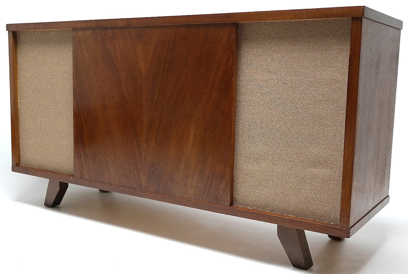 Mid Century Modern Stereo Curtis Mathis Console Record Changer - AM/FM- Tuner - Bluetooth The Vintedge Co.