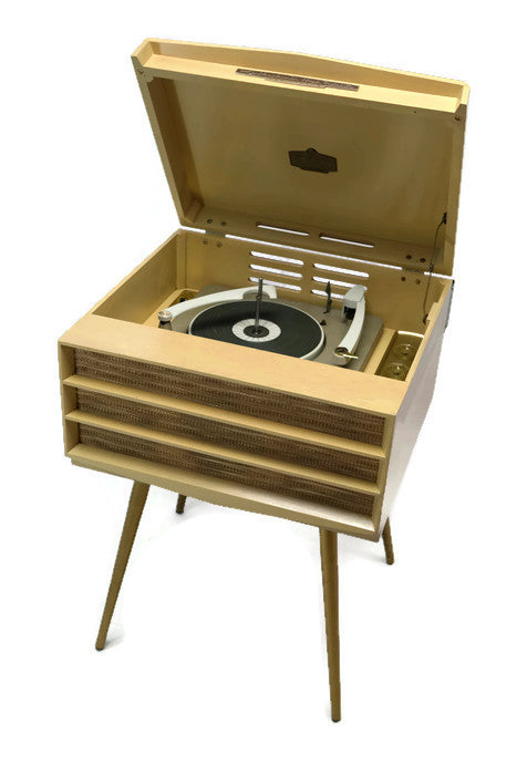 **SOLD OUT** RCA ORTHOPHONIC High Fidelity Mono Blonde Record Player Changer The Vintedge Co.