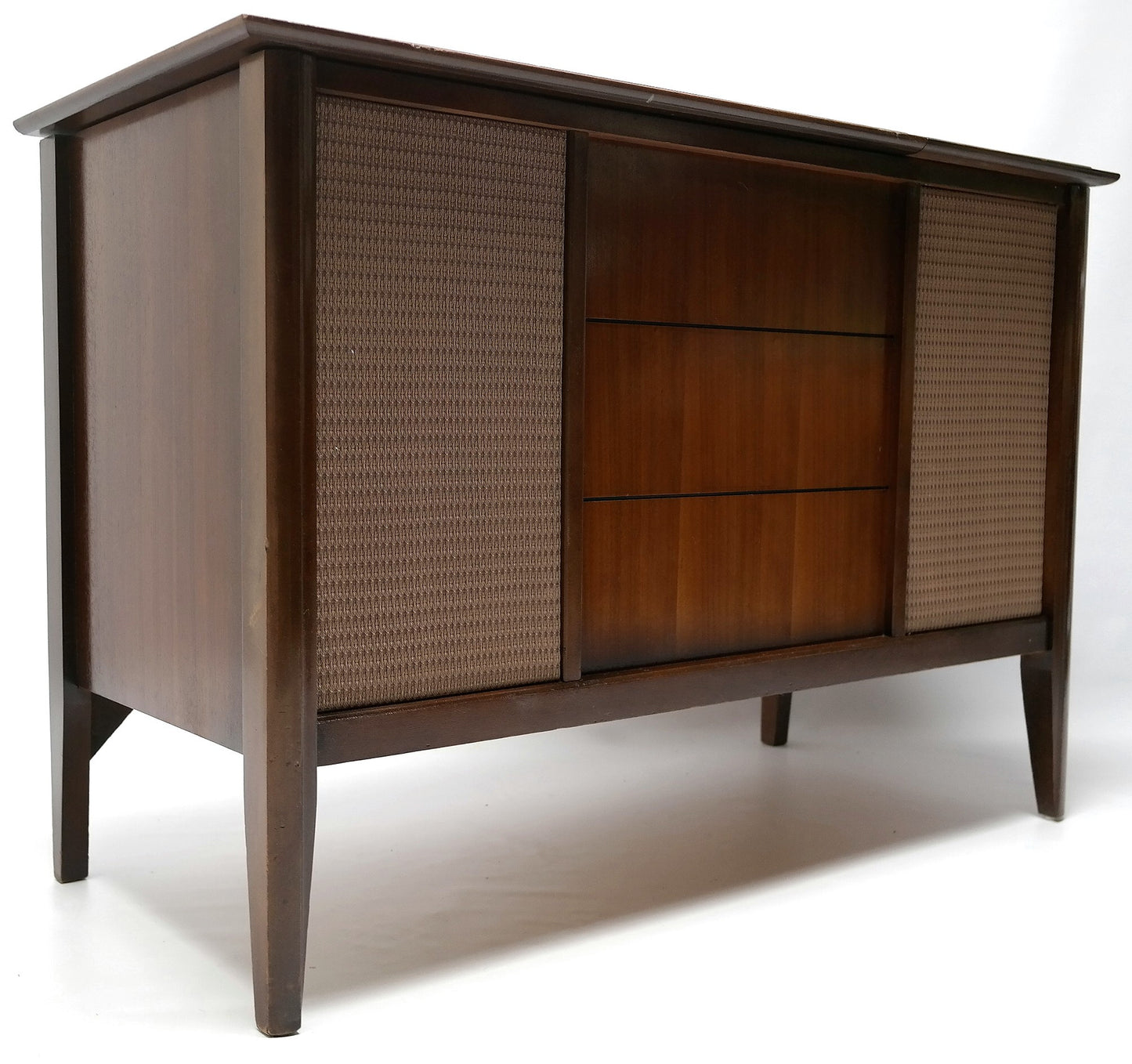 Zenith Mini Stereo Console Vintage Record Player with Record Changer - Bluetooth - Am / FM The Vintedge Co.