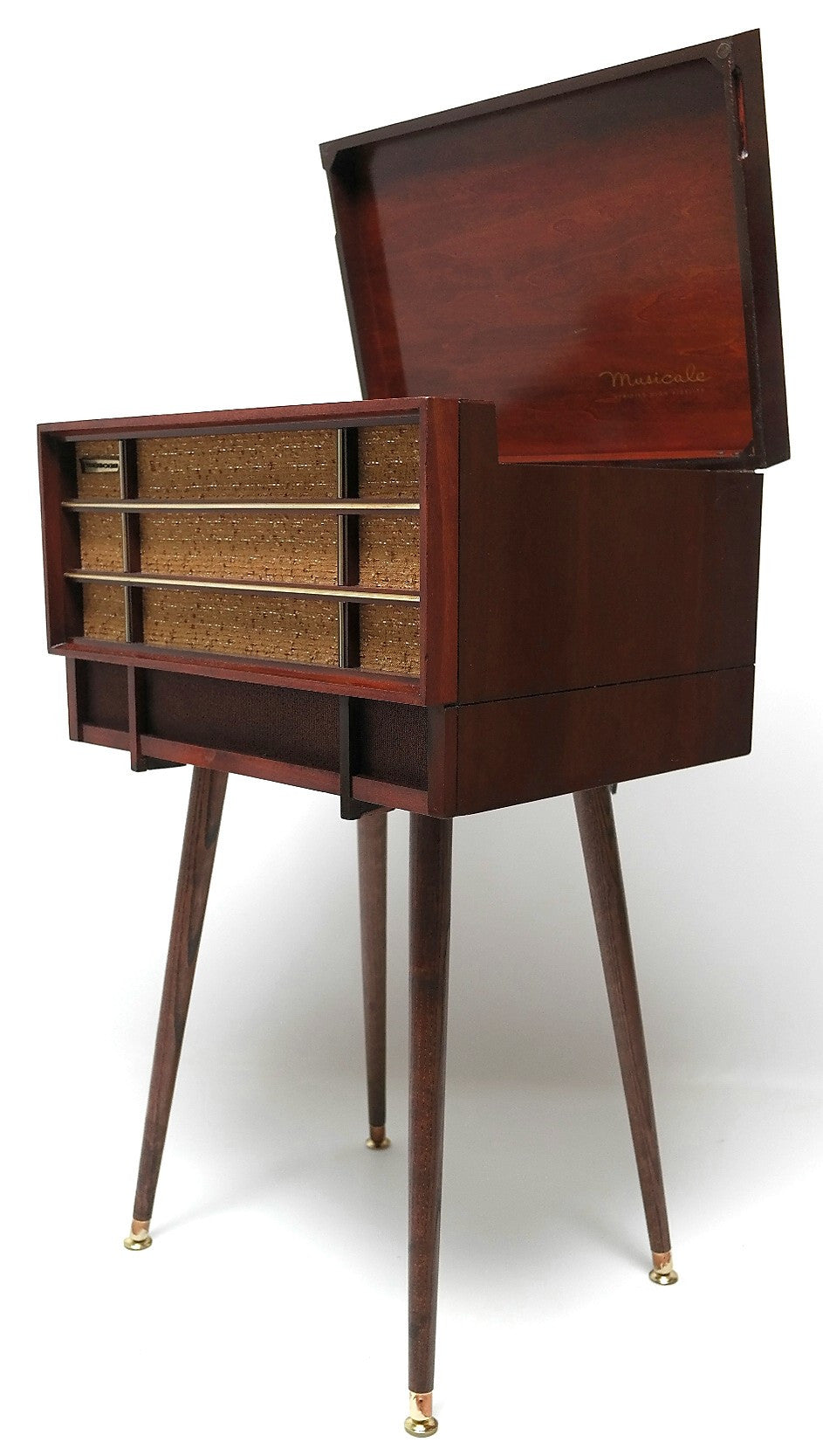 Mid Century Webcor Record Player Consolette The Vintedge Co.