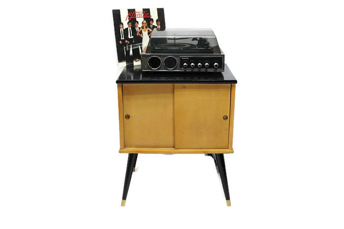 **SOLD OUT** - Vintage Mid Century Record Storage Table Stand The Vintedge Co.