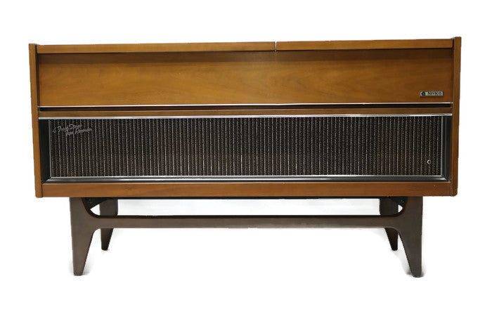 Nivico Delmonico Midsize Stereo Console Vintage Record Player with Changer - AM/FM Tuner - Bluetooth The Vintedge Co.