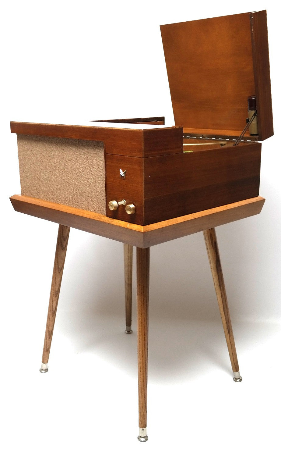 Mid Century Modern Hi Fi Record Player Voice of Music Bluetooth - Record Changer The Vintedge Co.