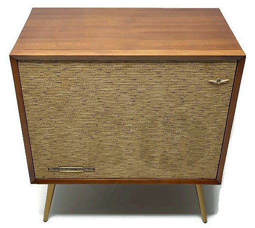 Mid Century Modern RCA Vintage Stereo Console - Record Player Changer - Bluetooth The Vintedge Co.