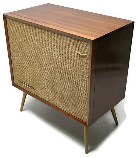 Mid Century Modern RCA Vintage Stereo Console - Record Player Changer - Bluetooth The Vintedge Co.