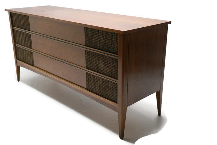 **SOLD OUT** VintedgeCo™ - TURNTABLE READY SERIES™ - Mid Century Modern Vintage Stereo Console Wood Cabinet The Vintedge Co.