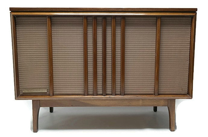 **SOLD OUT**  MOTOROLA Mid Century Vintage Record Player Changer Stereo Console The Vintedge Co.