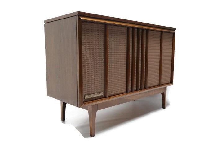 **SOLD OUT**  MOTOROLA Mid Century Vintage Record Player Changer Stereo Console The Vintedge Co.
