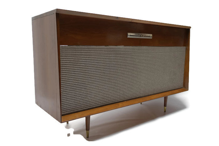 **SOLD OUT** VintedgeCo™ - TURNTABLE READY SERIES™ - Mid Century WEBCOR Vintage Stereo Console Wood Cabinet The Vintedge Co.