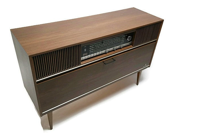 **SOLD OUT** GRUNDIG European Mid Century Record Changer Player Stereo Console The Vintedge Co.