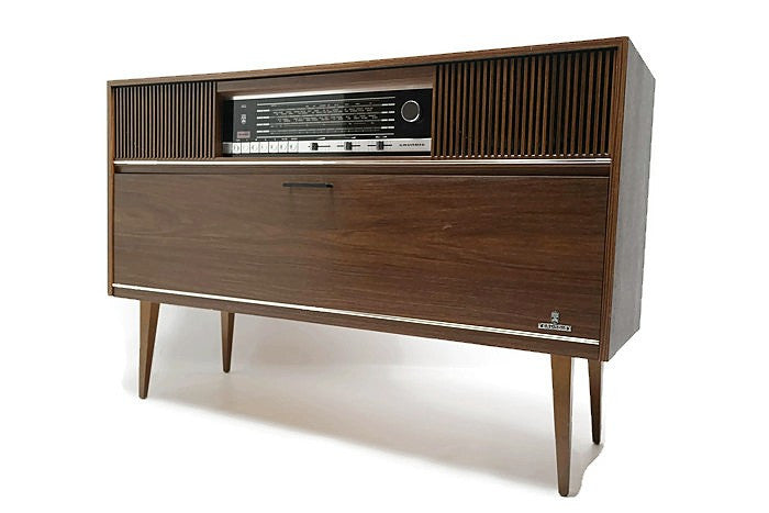 **SOLD OUT** GRUNDIG European Mid Century Record Changer Player Stereo Console The Vintedge Co.