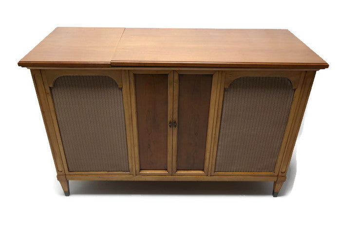 SOLD ZENITH Vintage 60s 70s Record Player Changer Stereo Console The Vintedge Co.