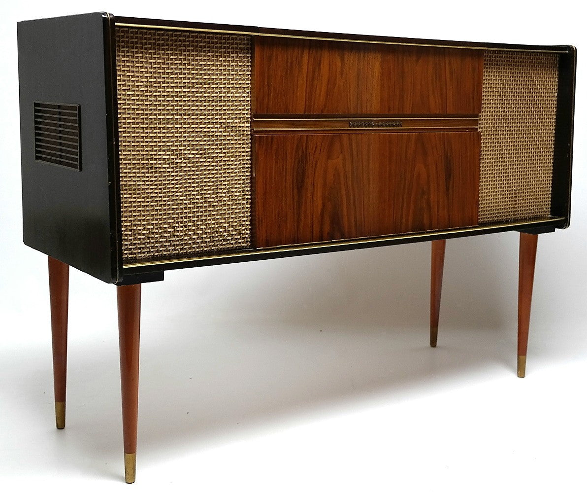 Mid Century Modern Grundig Majestic Stereo Console Record Changer - AM/FM - Bluetooth The Vintedge Co.