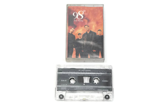 98 DEGREES - Vintage Cassette Tape - 98 DEGREES AND RISING The Vintedge Co.