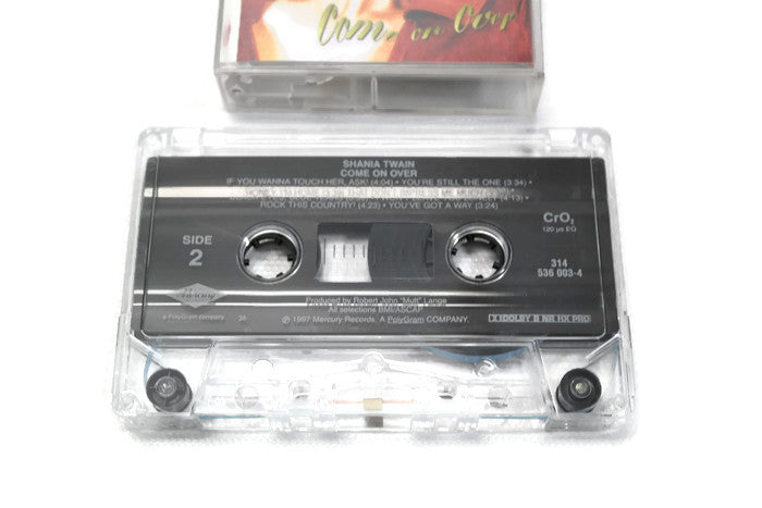 SHANIA TWAIN - Vintage Cassette Tape - COME ON OVER The Vintedge Co.
