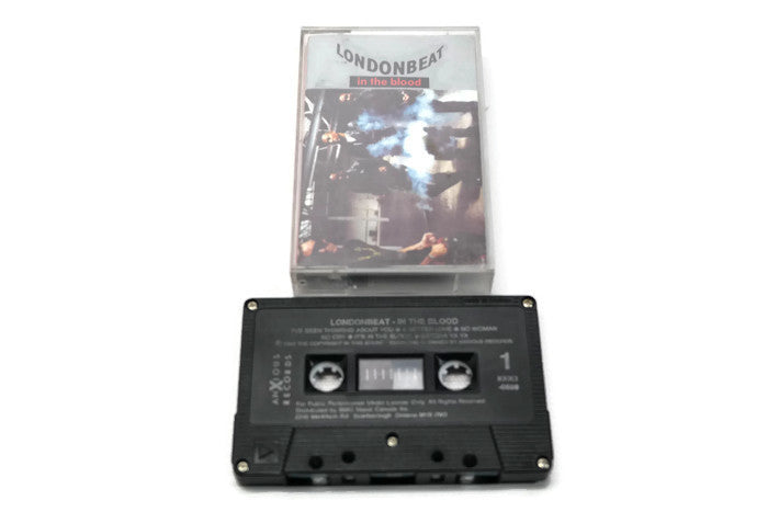 LONDONBEAT - Vintage Cassette Tape - IN THE BLOOD The Vintedge Co.