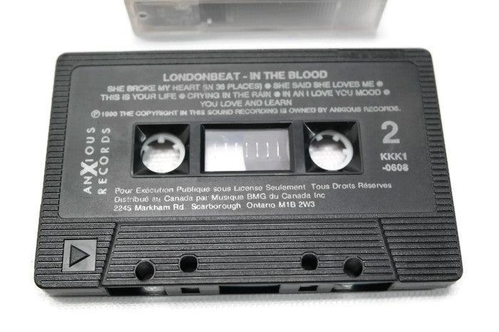 LONDONBEAT - Vintage Cassette Tape - IN THE BLOOD The Vintedge Co.