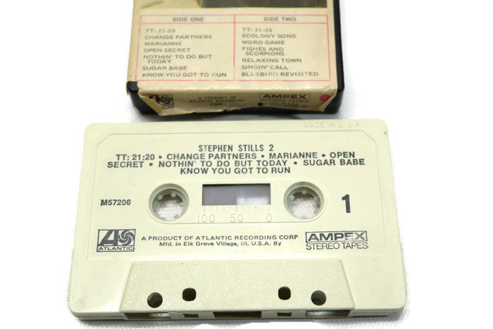 STEPHEN STILLS - Vintage Cassette Tape - STEPHEN STILLS 2 The Vintedge Co.