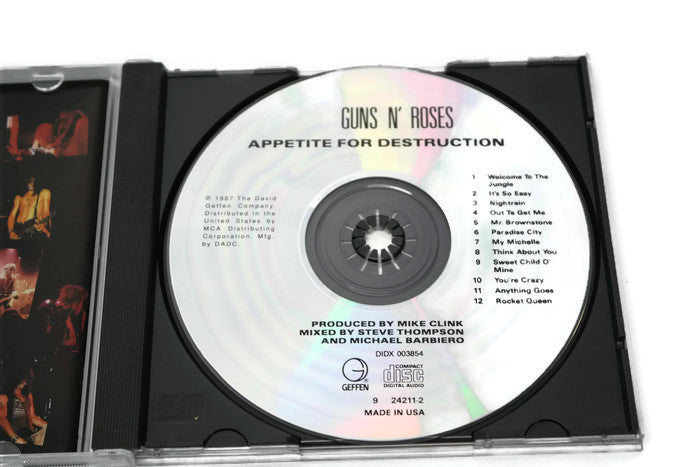 GUNS N ROSES - Compact Disc CD - APPETITE FOR DESTRUCTION The Vintedge Co.