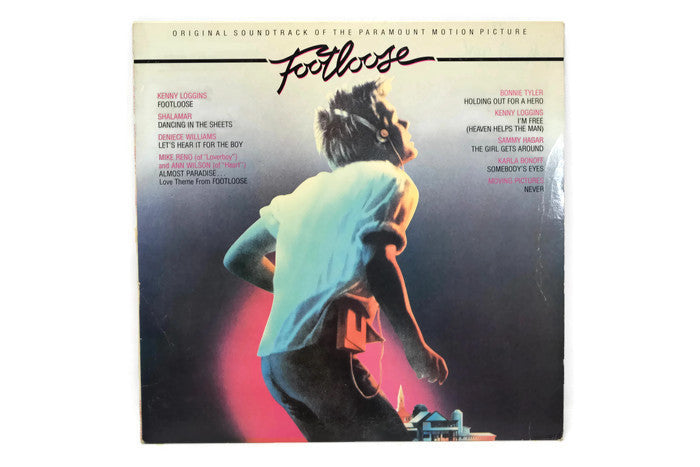 FOOTLOOSE - Vintage Record Vinyl Album - ORIGINAL MOTION PICTURE SOUNDTRACK The Vintedge Co.