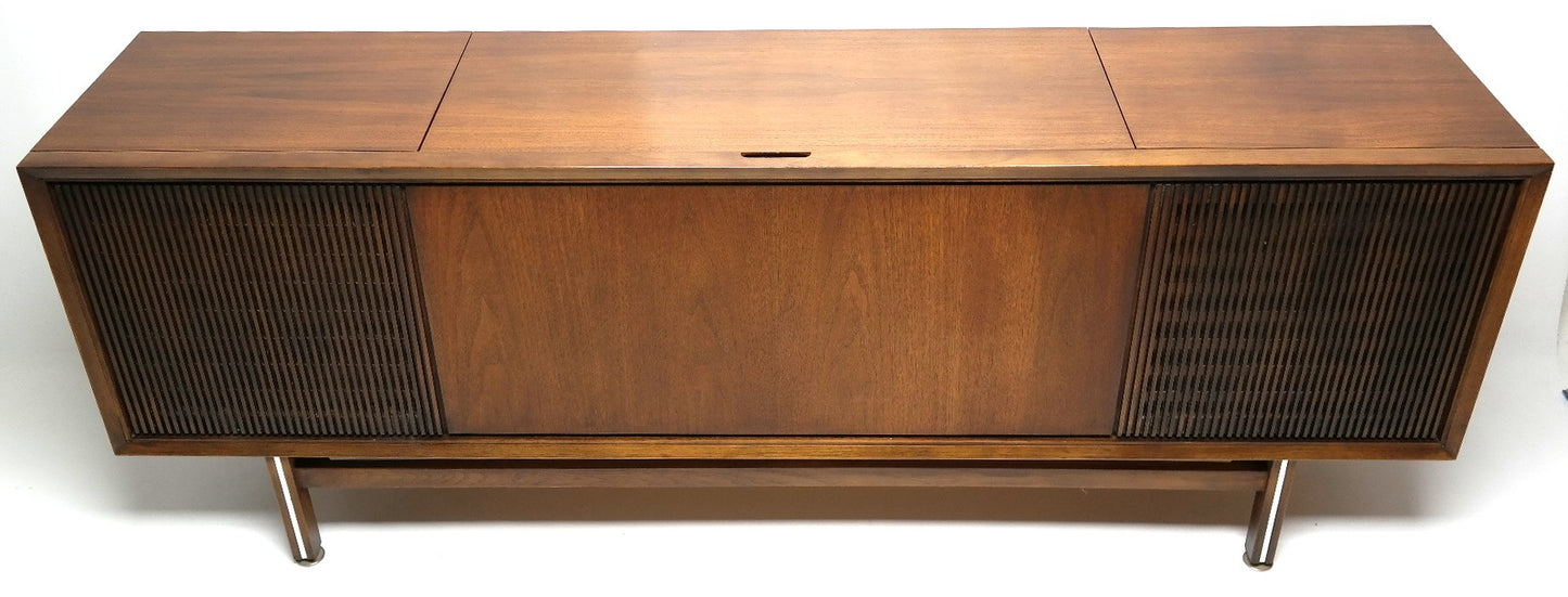 Mid Century Philco Stereo Console Record Player - Bluetooth - AM/FM Tuner - Record Changer The Vintedge Co.