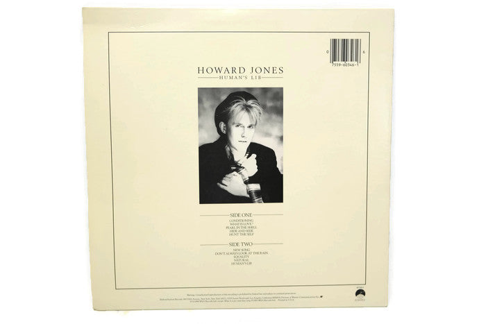 HOWARD JONES - Vintage Record Vinyl Album - HUMAN LIB The Vintedge Co.