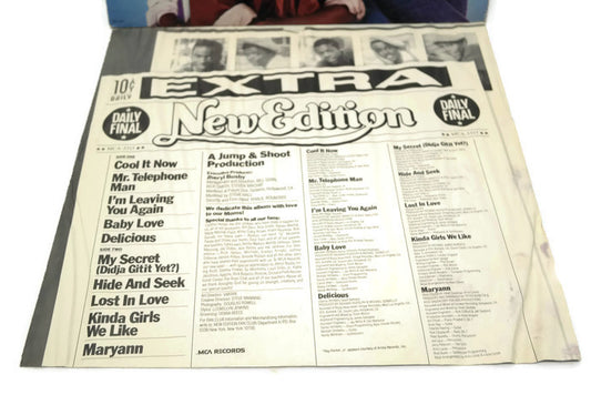 NEW EDITION - Vintage Record Vinyl Album - NEW EDITION The Vintedge Co.