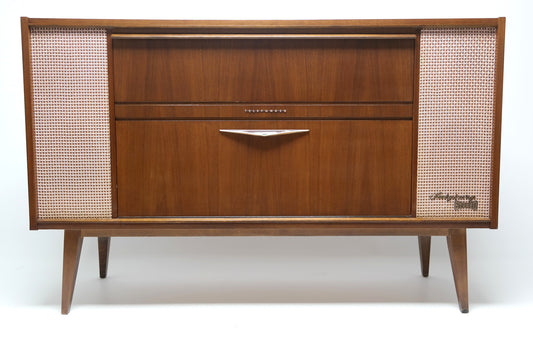 Mid Century Telefunken Selzburg 5094 Stereo Console Record Player - Bluetooth - AM/FM Tuner - Shortwave The Vintedge Co.