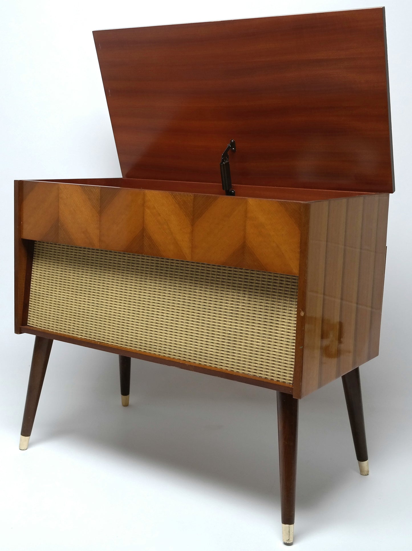 Mid Century Modern Morse Consolette Record Player and bluetooth The Vintedge Co.