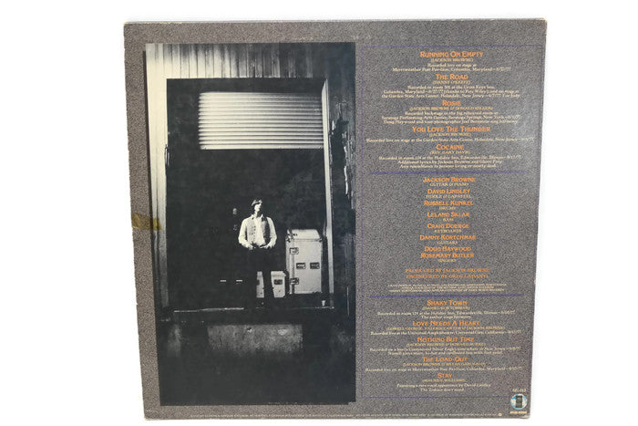 JACKSON BROWNE - Vintage Record Vinyl Album - RUNNING ON EMPTY The Vintedge Co.