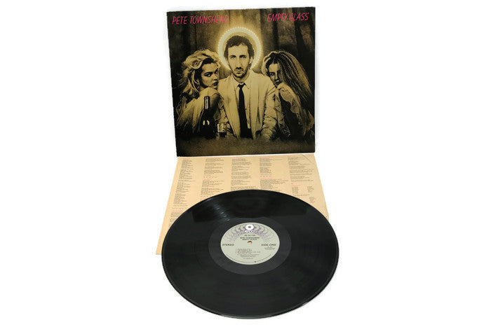 PETE TOWNSHEND - Vintage Record Vinyl Album - EMPTY GLASS The Vintedge Co.
