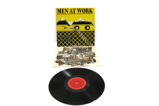 MEN AT WORK - Vintage Record Vinyl Album - BUSINESS AS USUAL The Vintedge Co.