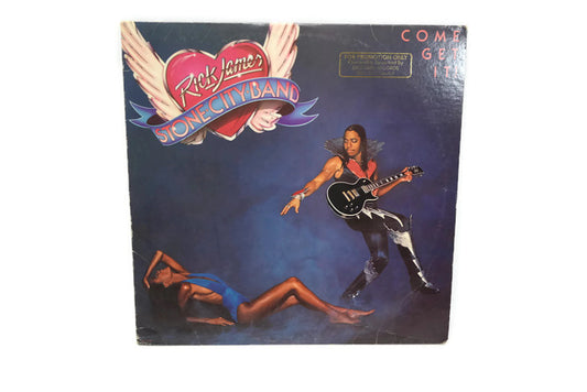 RICK JAMES - Vintage Record Vinyl Album - STONE CITY BAND The Vintedge Co.