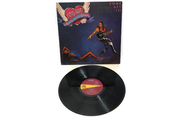 RICK JAMES - Vintage Record Vinyl Album - STONE CITY BAND The Vintedge Co.